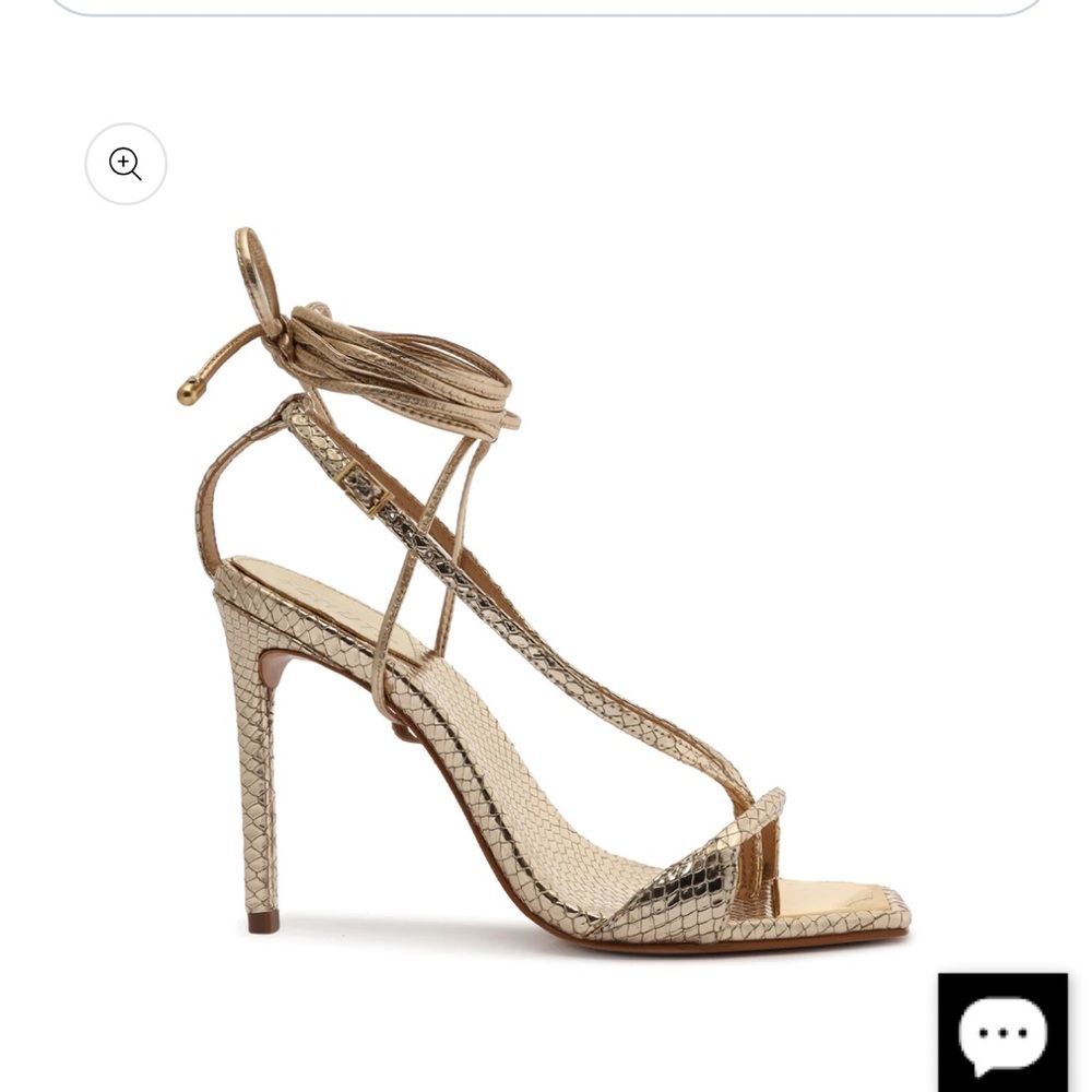SCHUTZ Vikki 6.5 Metallic Heels